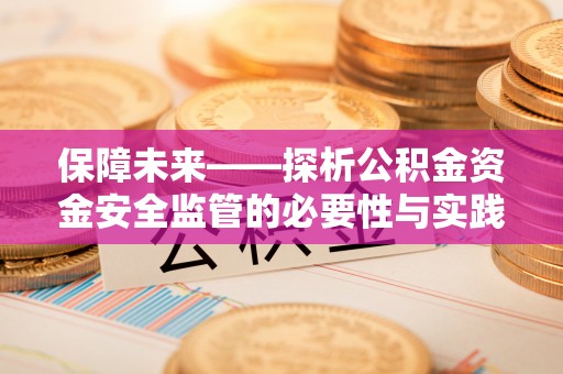 双塔保障未来——探析公积金资金安全监管的必要性与实践路径
