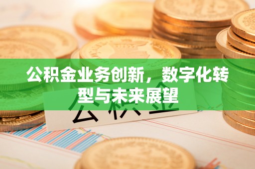 双塔公积金业务创新，数字化转型与未来展望