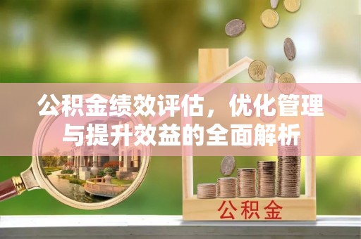 双塔公积金绩效评估，优化管理与提升效益的全面解析