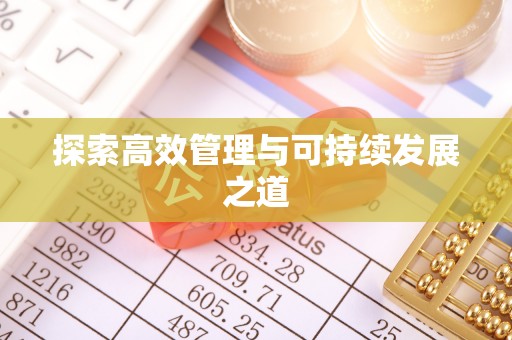 双塔探索高效管理与可持续发展之道