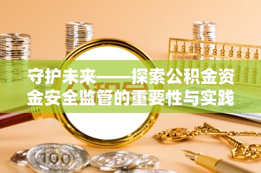 双塔守护未来——探索公积金资金安全监管的重要性与实践路径